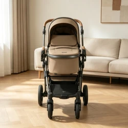 Kidilo F2X cochecito de bebé con capazo extraíble y reclinable