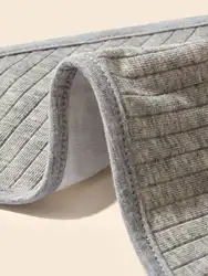Baberos para bebé de algodón suave en colores lisos, fáciles de lavar