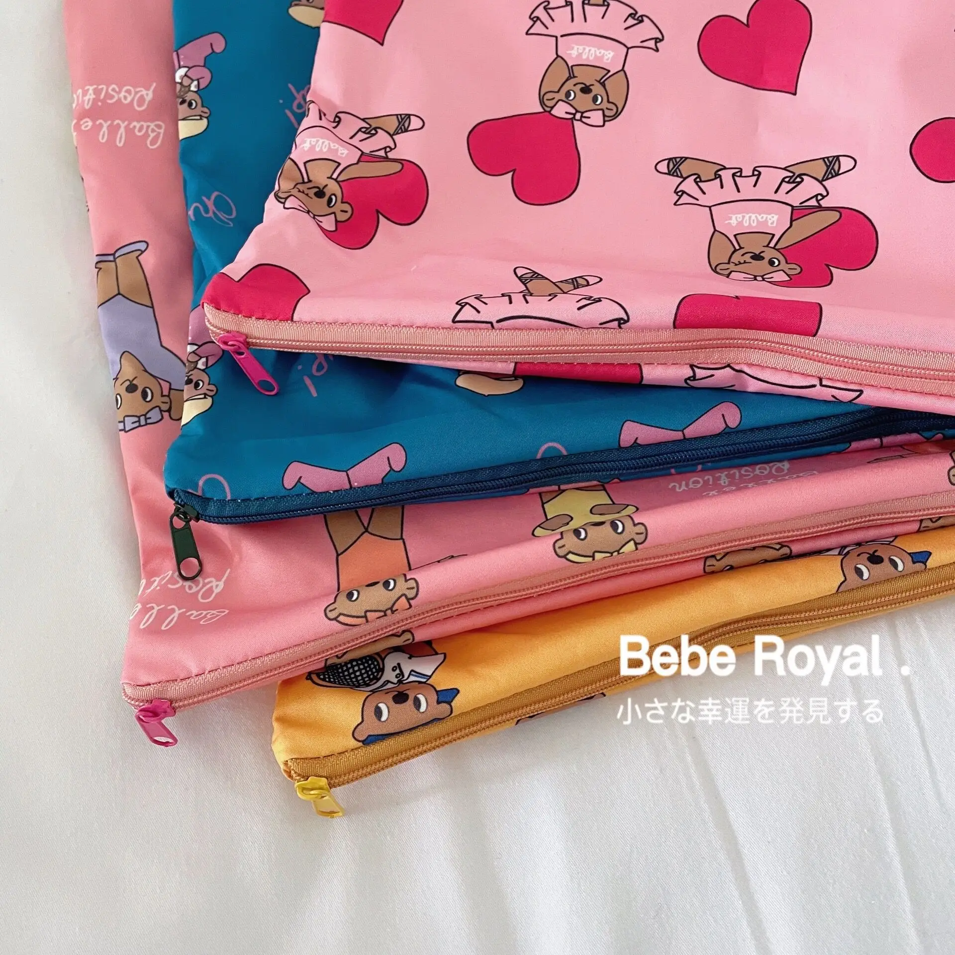 Bolsa para pañales portátil organizadora con motivo de oso - imagen 5