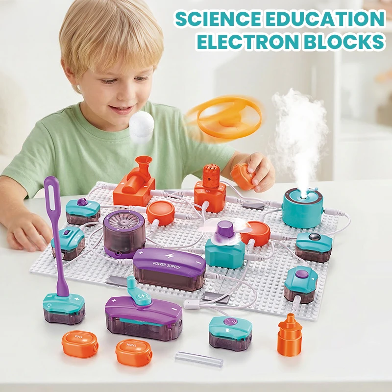 Kit de física para niños con circuito de ensamblaje educativo - imagen 5