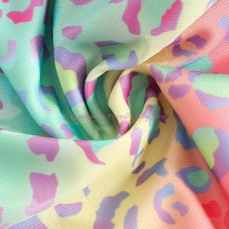 Bañador bebé de manga larga con estampado de escamas y volantes - imagen 2
