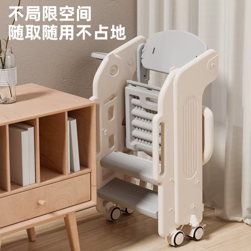 Silla de comedor para bebés y niños con mesa plegable ligera