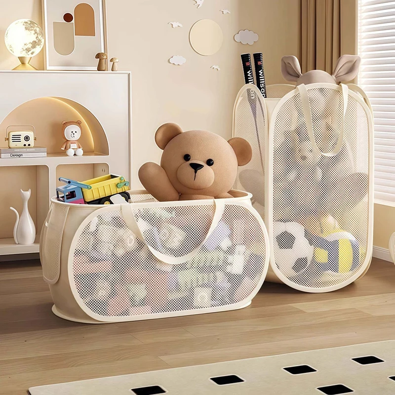 Cesta de almacenamiento infantil de malla transpirable para juguetes - imagen 5