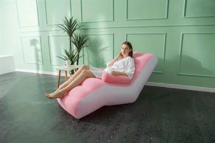 Sofá perezoso inflable - vista lateral