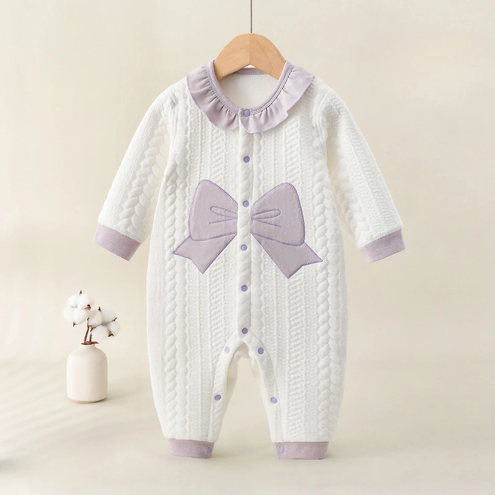 Mono bebé de algodón con estilo para otoño e invierno