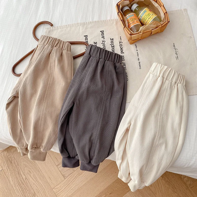 Pantalones Deportivos Unisex – Algodón Elastizado para Niños - imagen 2