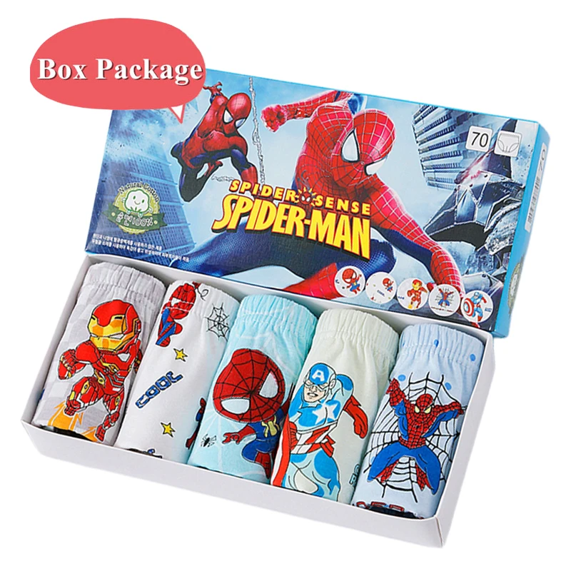 Calzoncillos infantiles de algodón Spider-Man transpirables - imagen 3