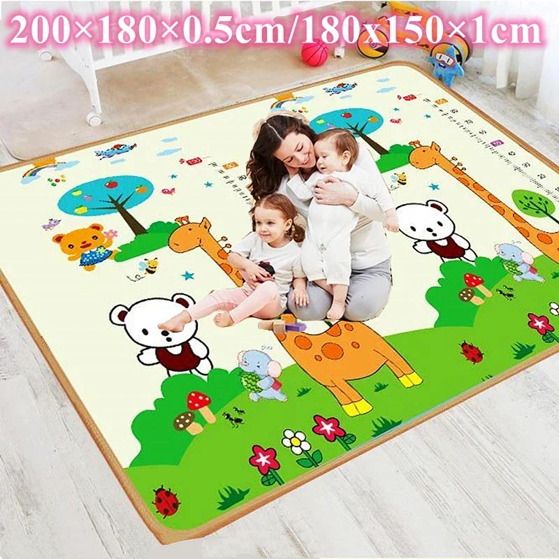 Alfombra de juego acolchada para bebés – Plegable y segura