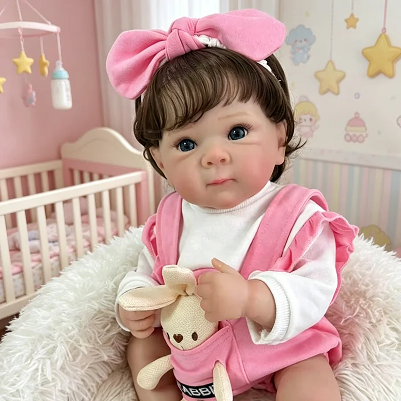Muñeca reborn Bettie con cuerpo completo de vinilo realista - imagen 4