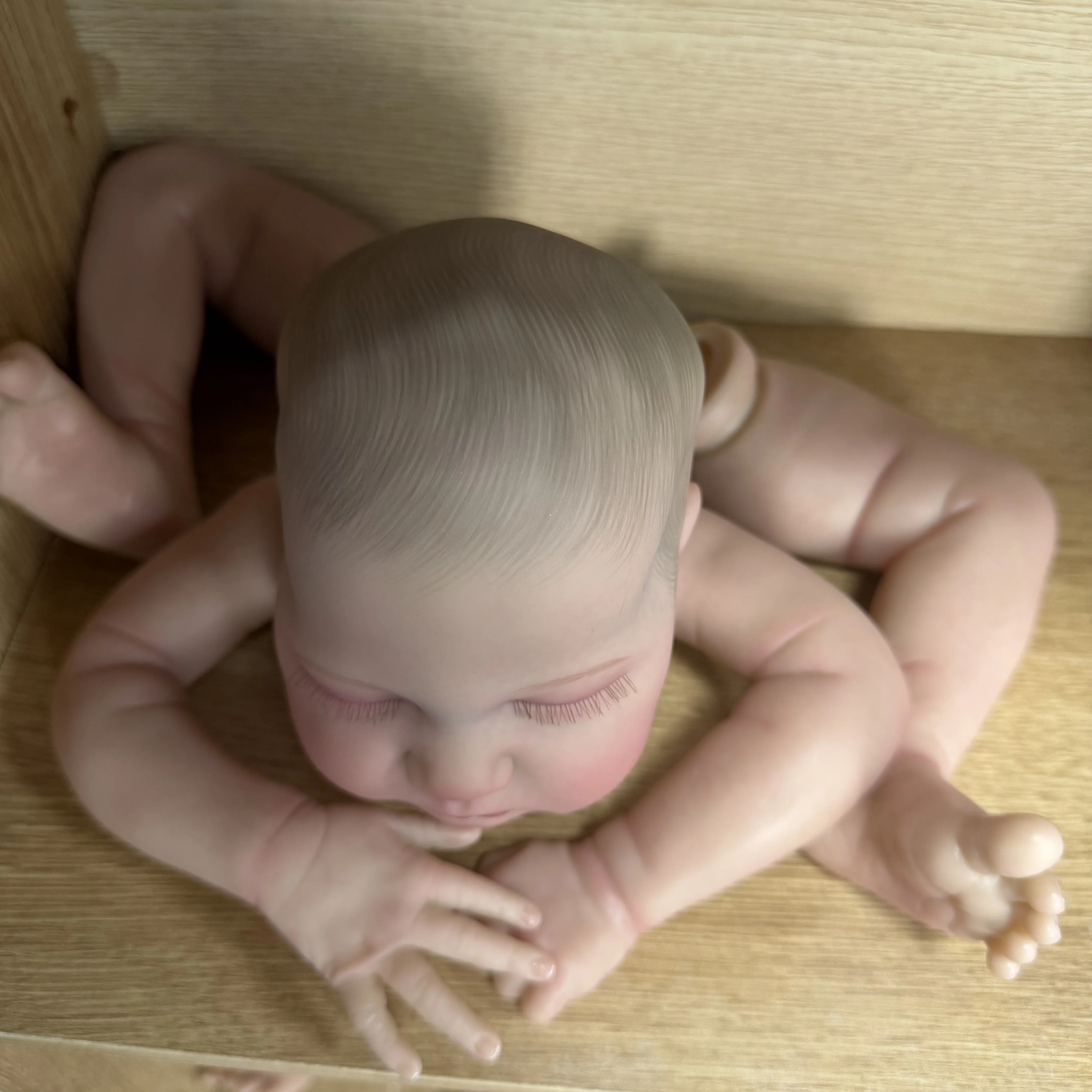 Kit muñeca reborn Baby Quinlyn 19 pulgadas realista - imagen 5