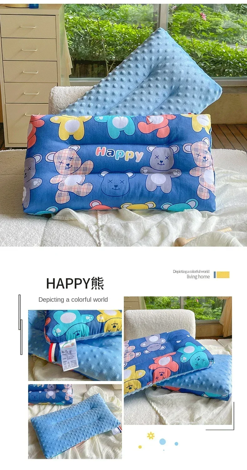Almohada suave para bebé en tono neutro