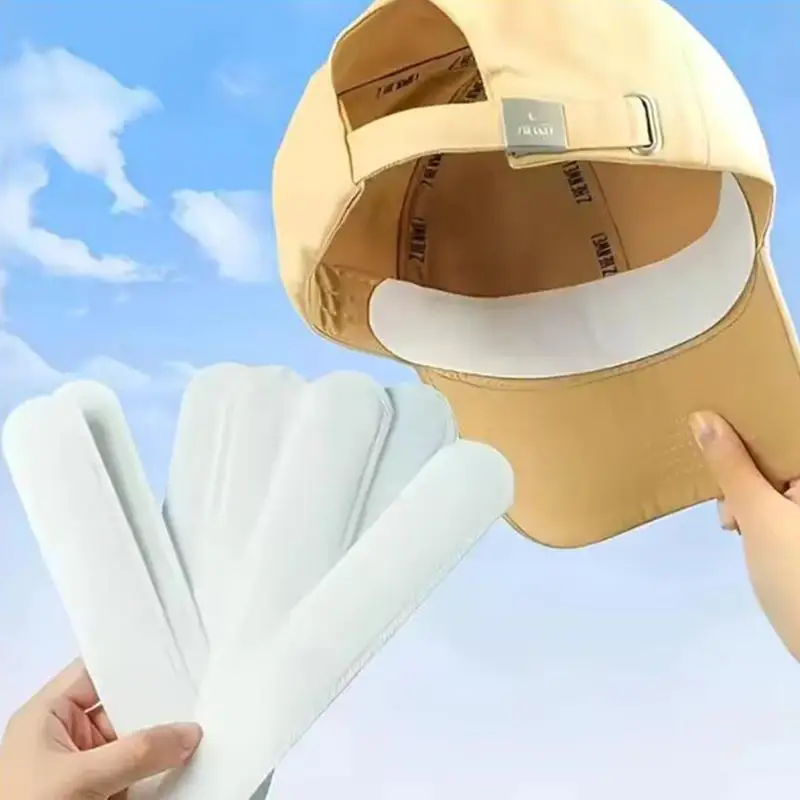 Cap Peak Edge tiras adhesivas antideslizantes absorbentes para gorras - imagen 3