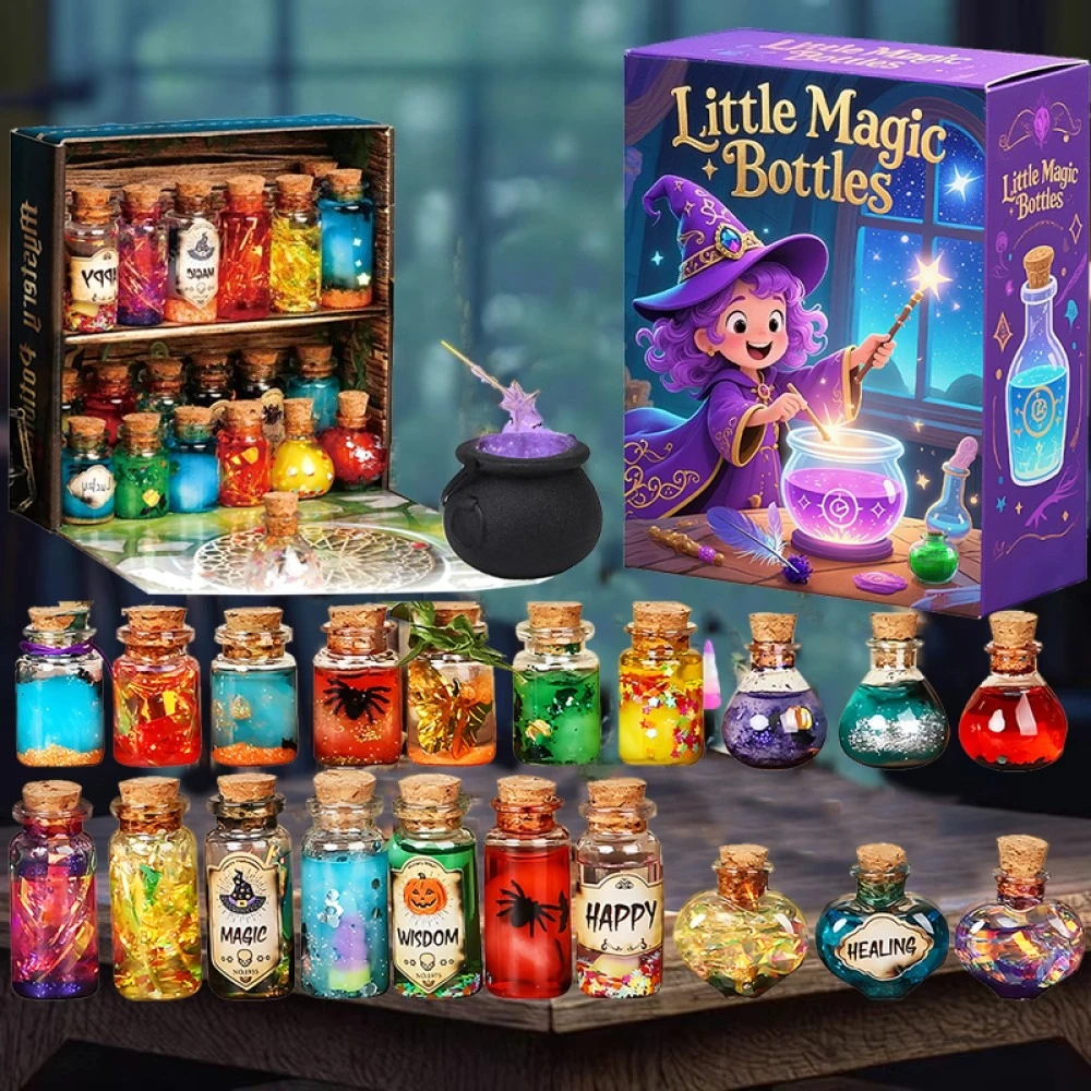 Botellas de pócimas listas para etiquetar