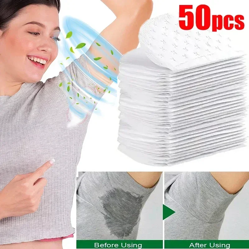 Almohadillas axilares absorbentes, color blanco