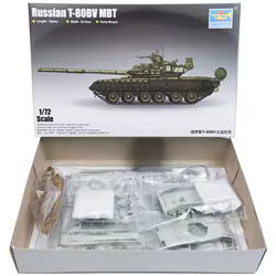 Kit de tanque T-80BV en plástico Trumpeter para niños