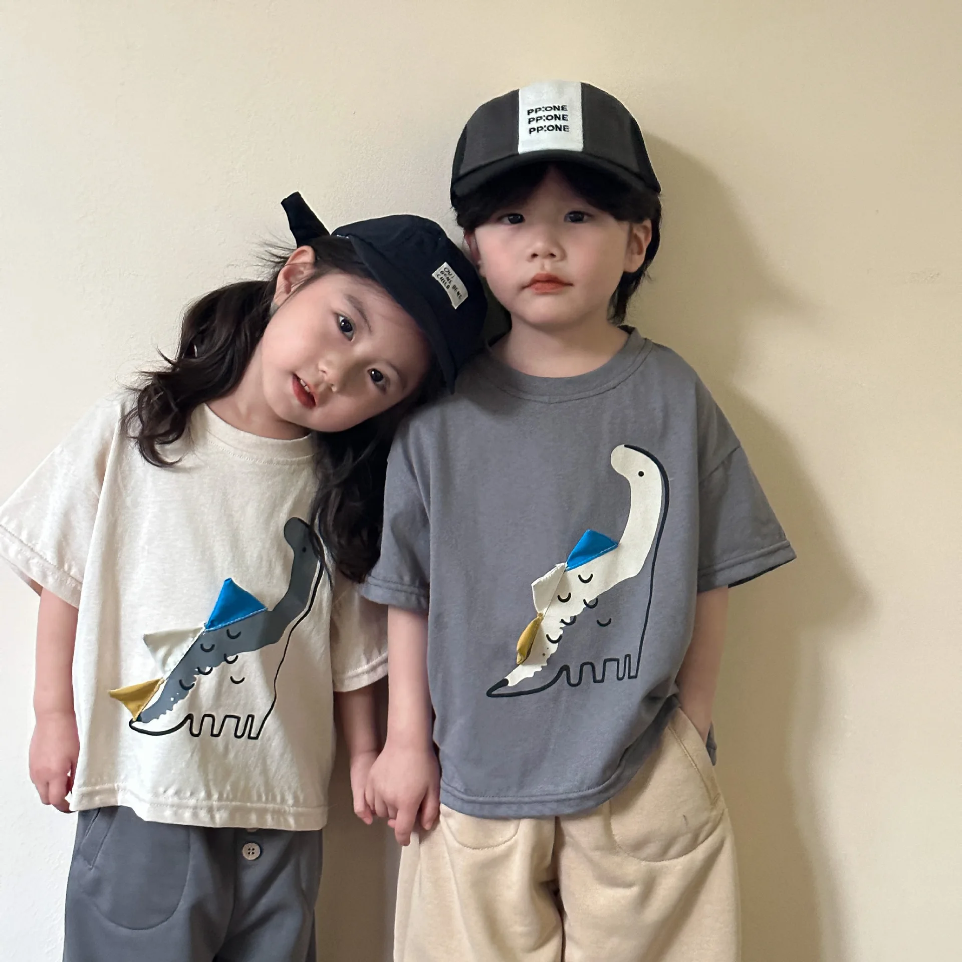 Camiseta dinosaurio niño algodón MILANCEL verano 2-7 años