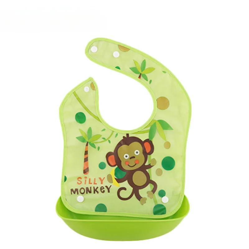 Babero impermeable suave para bebé – Estampado infantil - imagen 4