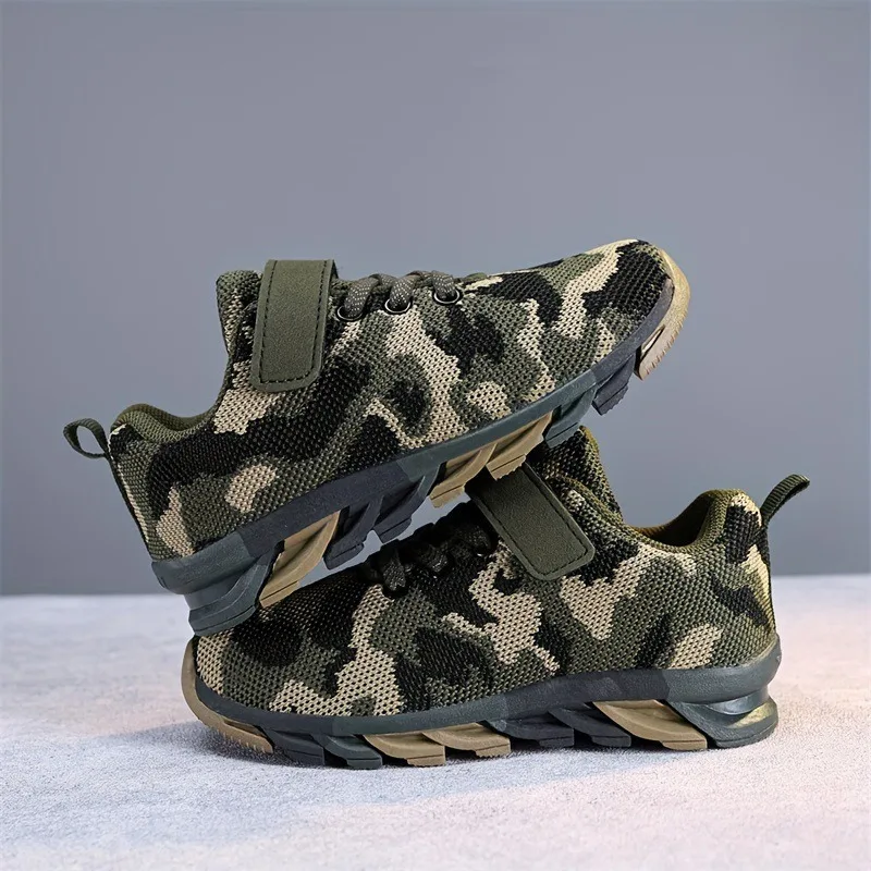 Zapatillas deportivas antideslizantes de malla para chicas, blandas