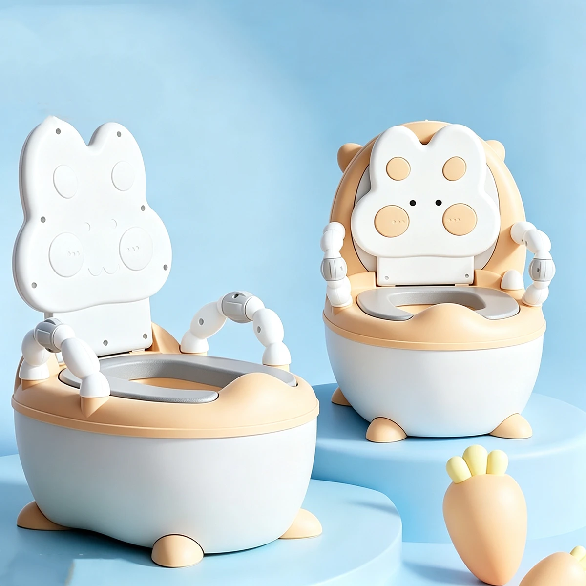 Orinal infantil ergonómico para baño cómodo, asiento de entrenamiento - imagen 4