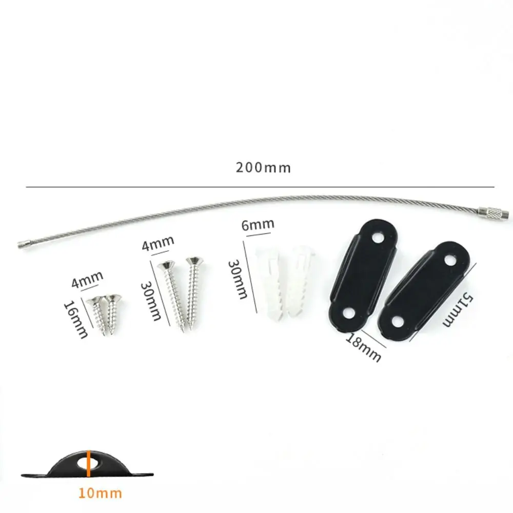 Fijador anticaída para muebles – Protección infantil de metal - imagen 4