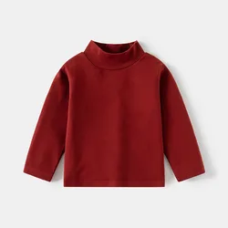 Body de algodón con cuello alto para niño, manga larga