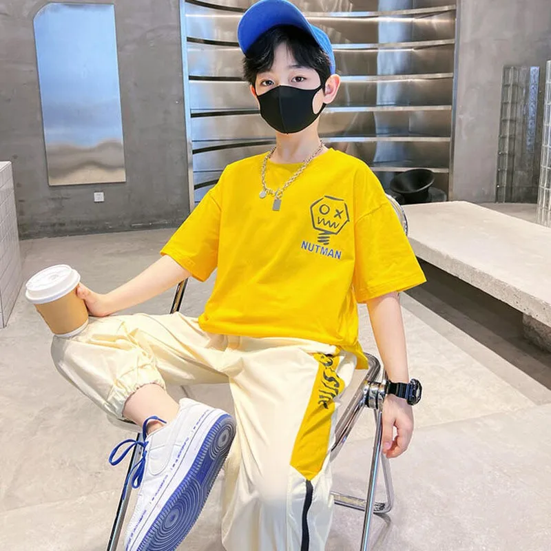 Conjunto de verano para niño con camiseta manga corta y pantalón - imagen 5