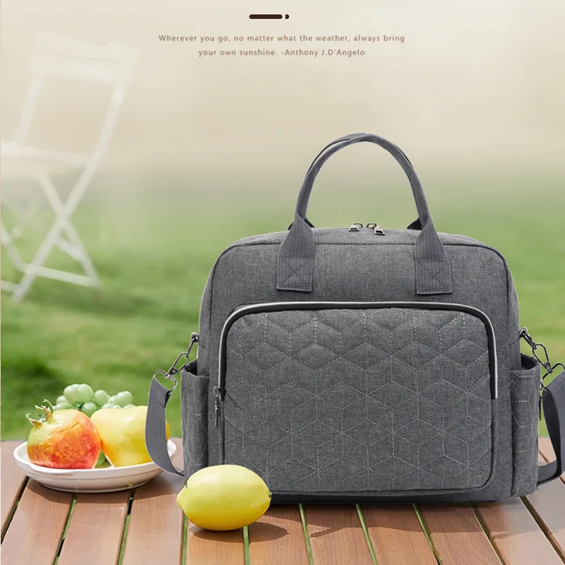 Bolsa de maternidad cruzada de gran capacidad con hombro - imagen 3