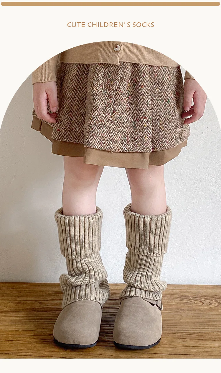 Calcetines de punto para niño en algodón suave