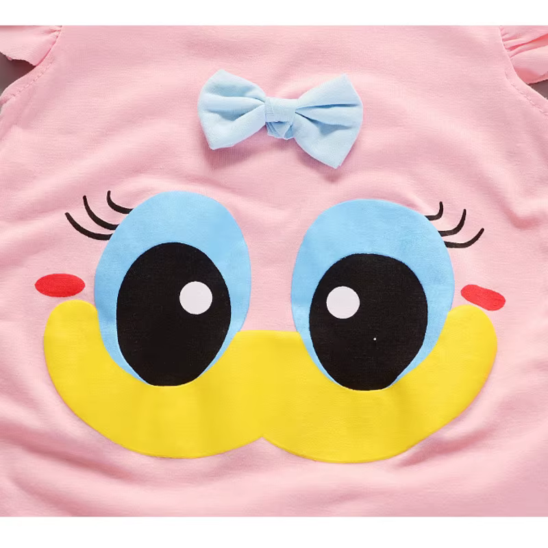 Conjunto de verano para niña chaleco y pantalón corto - imagen 3