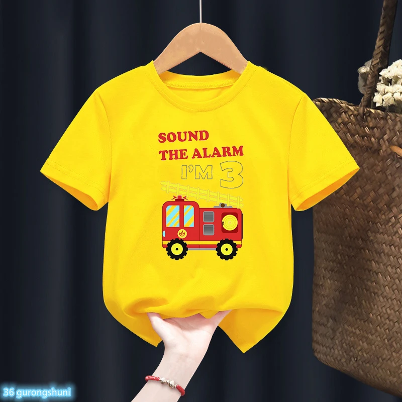 Camiseta de bomberos para niño – Tallas 2-9 años - imagen 4