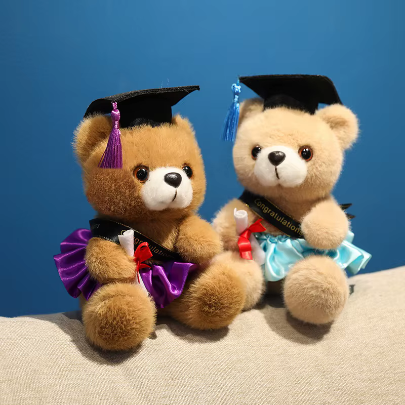 Dr.Bear Peluche oso doctor con sombrero de graduación - imagen 5