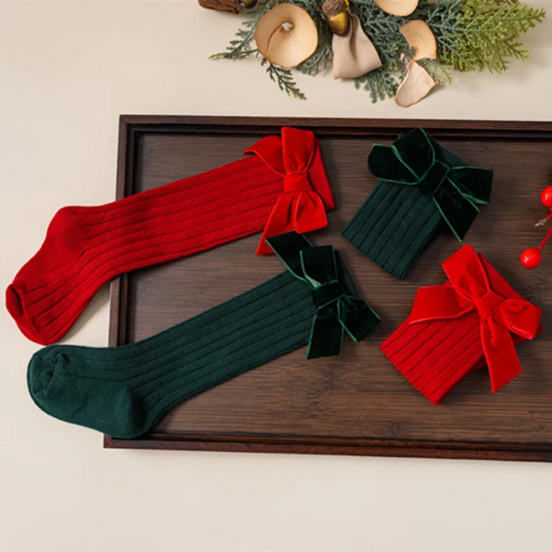Tabla de tallas para calcetines navideños