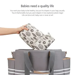 Bolsa portapañales impermeable reutilizable – Práctica para bebé