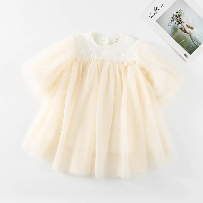Vestido de princesa de niña con encaje y tul para fiesta - imagen 2