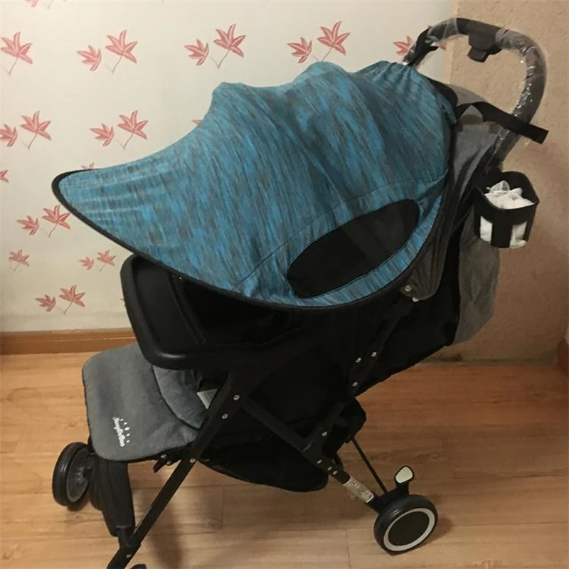 Parasol para cochecito de bebé con visera protectora solar - imagen 4