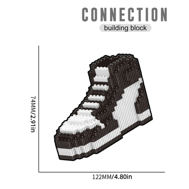 Zapatillas en bloques de construcción tipo sneakers para niños