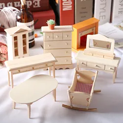 Armario para casa de muñecas con muebles de escritorio