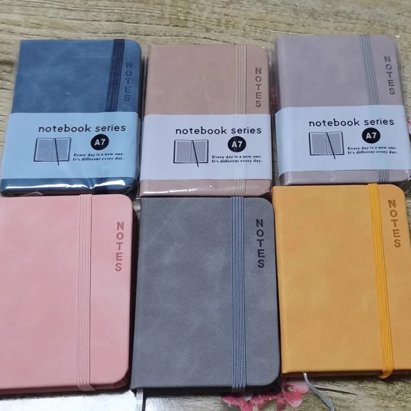 Cuaderno de bolsillo A7 con portalápices para niños