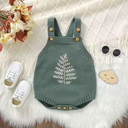 Mono body verde sin mangas para bebé recién nacido 0-18 meses