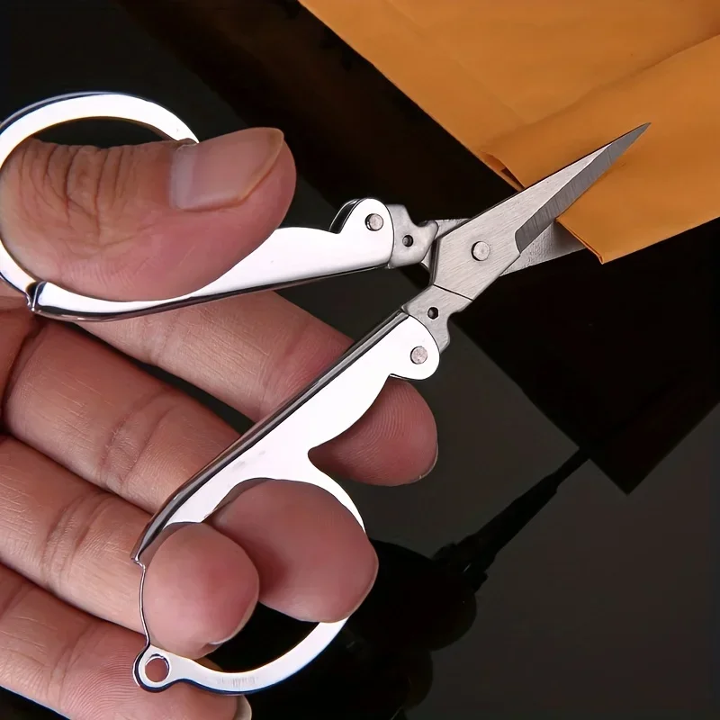 Tijeras de sastre plegables de acero inoxidable para viajes - imagen 4