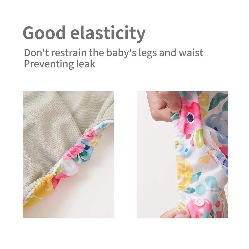 Pañales lavables Elinfant pocket impermeables con microfibra - imagen 2