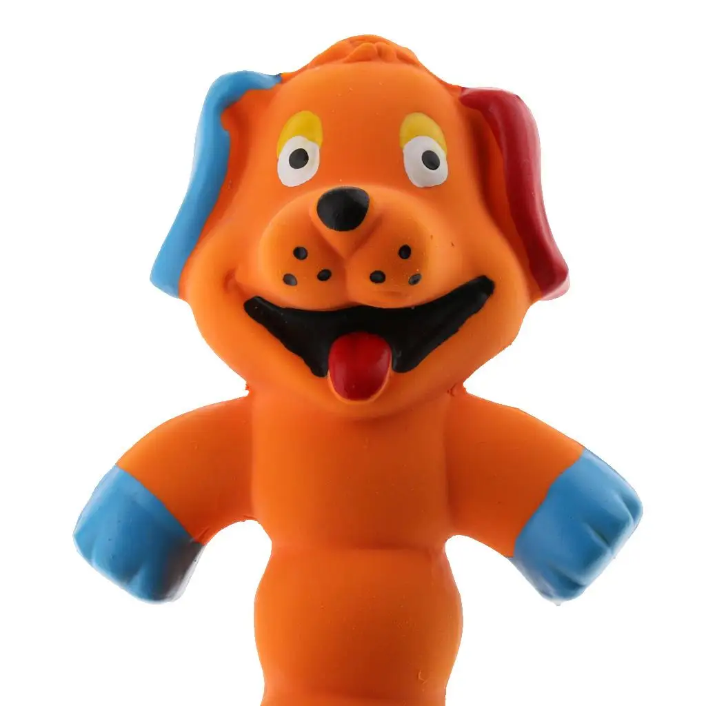 Juguete masticable de goma para perros y cachorros con sonido - imagen 4