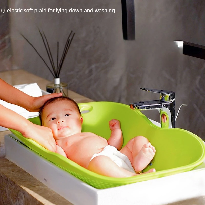 Bañera para bebé plegable con termómetro inalámbrico y silicona - imagen 2