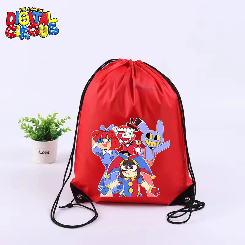 Mochila con cordón The Amazing Digital Circus impermeable ligera