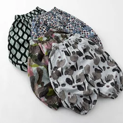 Pantalones antimosquitos florales transpirables verano para niños