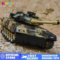 Tanque RC teledirigido con sonido y mando para niños