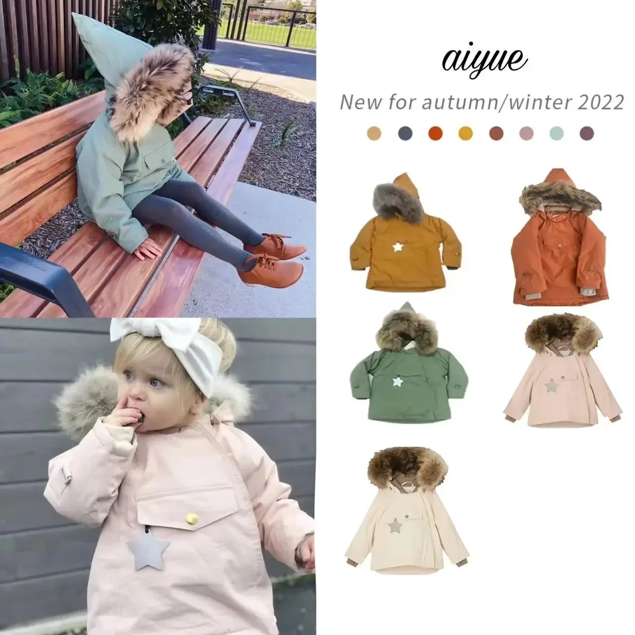Chaqueta de invierno INS con capucha y abrigo impermeable - imagen 3