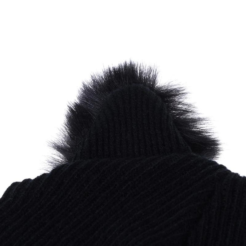 Gorro infantil punto con orejas de gato estilo kawaii invierno - imagen 3