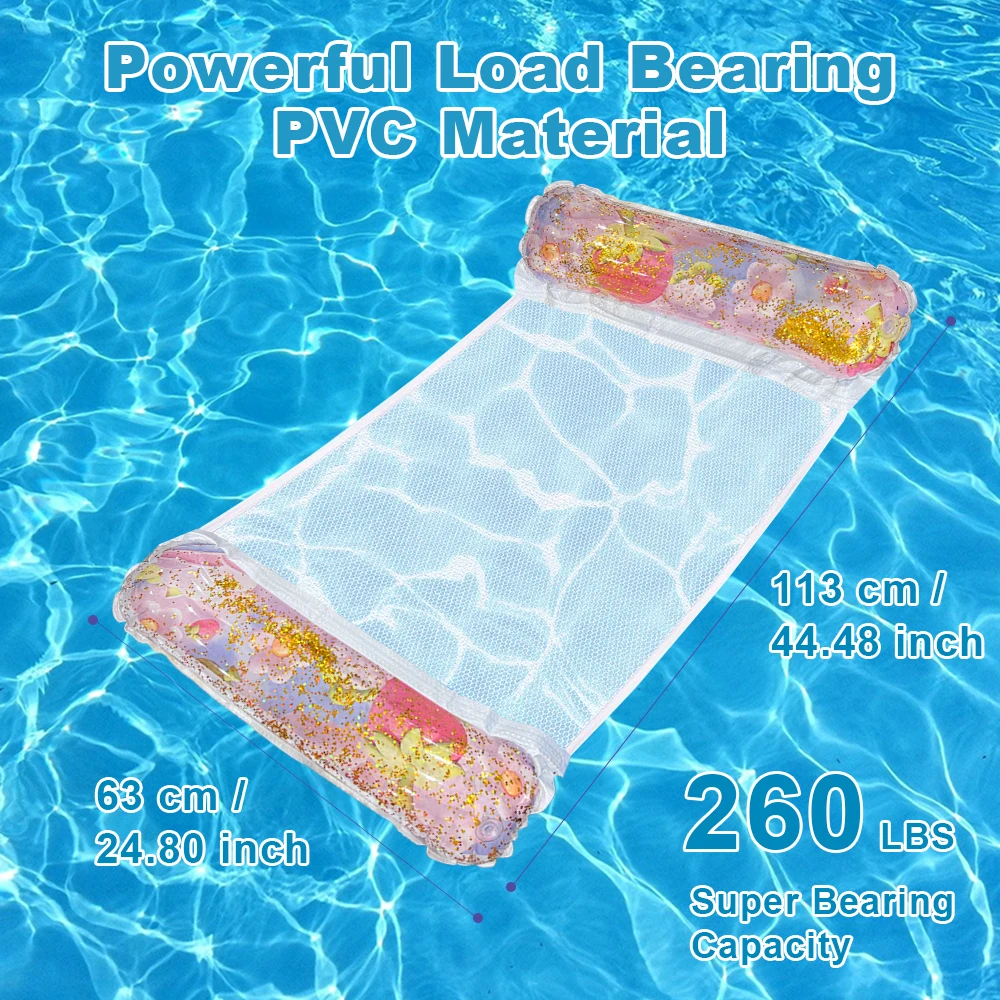 Colchoneta hinchable de PVC grueso plegable para piscina y playa - imagen 5