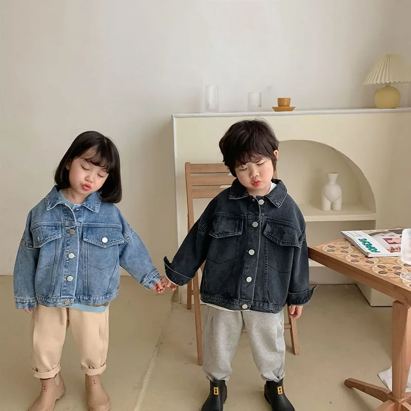 Milangel Chaqueta vaquera clásica para niño - imagen 4